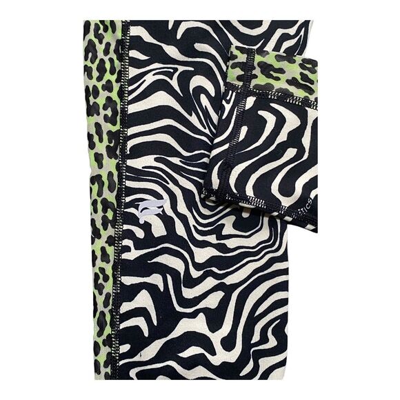 Fabletics Powerhold leggings Marbled Zebra/Highlighter Wavy Cheetah size S - Picture 9 of 12